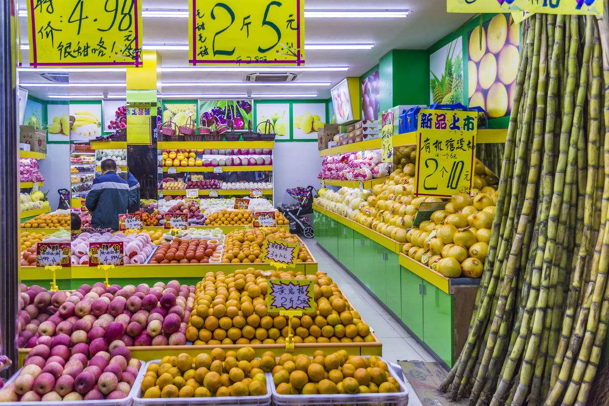 40平米高档水果店装修水果店布局图片展示-家居美图_装一网装修效果图