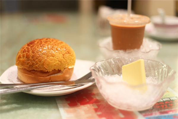 特色茶餐厅——菠萝包展示