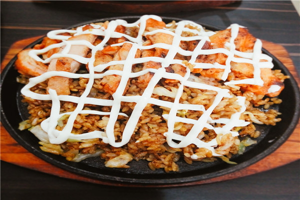 状元鸡排鸡排饭展示 状元鸡排鸡排饭展示