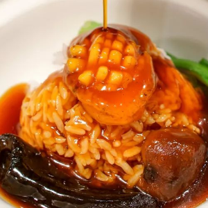  Braised Rice with Abalone Sauce