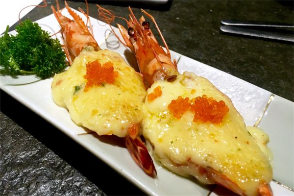  Baked Prawns with Cheese