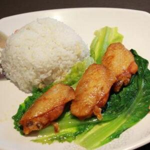  Steamed Rice with Wings