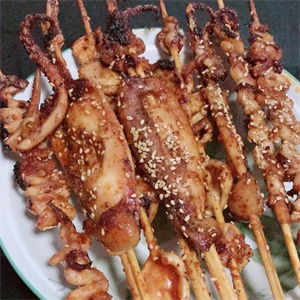 魷魚鐵板燒