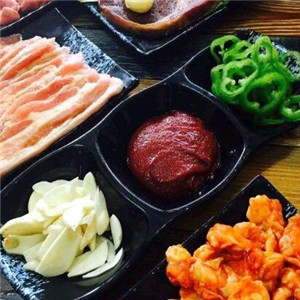 石板煎肉
